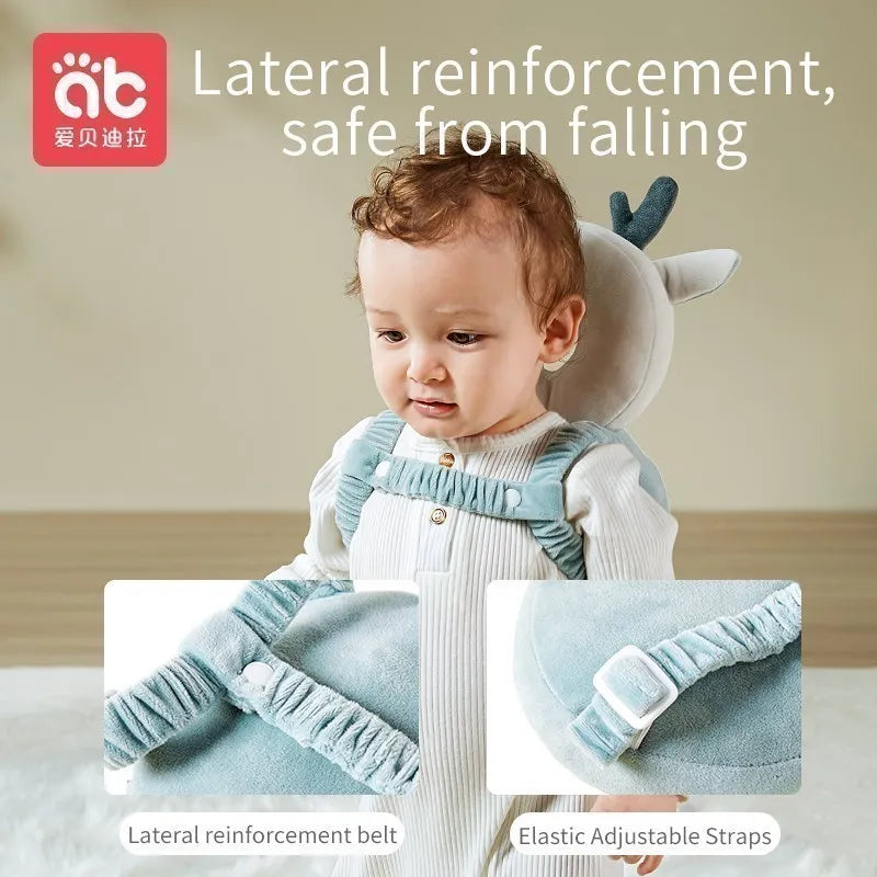 AIBEDILA Newborn Head Back Protector Baby Protect Pillow Learn Walk Headgear Prevent Injured Safety Pad prevention Fall Pillows