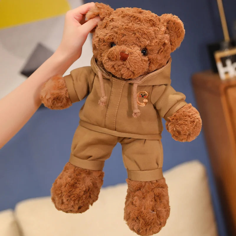 Cute Cartoon Motion Bear Plush Toy 38/50cm Stuffed Animal Doll High Quality Birthday Gift Party Favor for Kids
