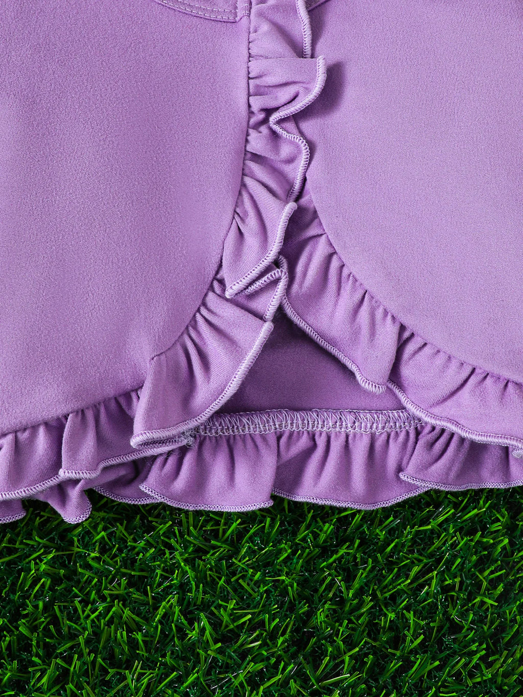 Baby girl Summer Dress Set Beautiful Purple Printed Suspender Dress+Ruffled shawl 2Pcs/set suitable for cute baby girls 0-3Years