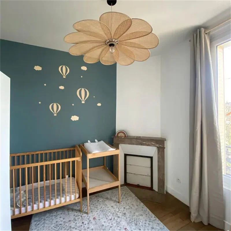 13Pcs Ins Wooden Hot Air Balloon Cloud Star Set Wall Stickers Home Decoration Background Wooden Wall Stickers Holiday Decoration Wall Crafts Cute Wooden Balloon Wall Stickers for Boys and Girls' Rooms Homestay Coffee Bar Deco