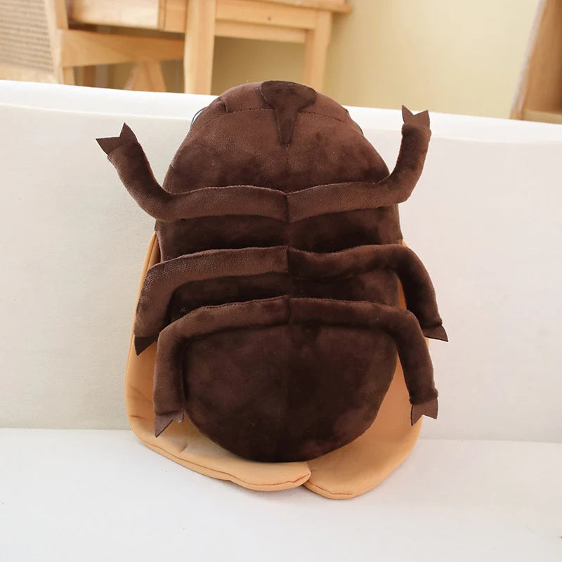 48cm Creative Simulated Insect Doll Plush Toy Stuffed Animal Soft Cicada Pillow Gifts for Boys Children Friends Prank Toys Decor