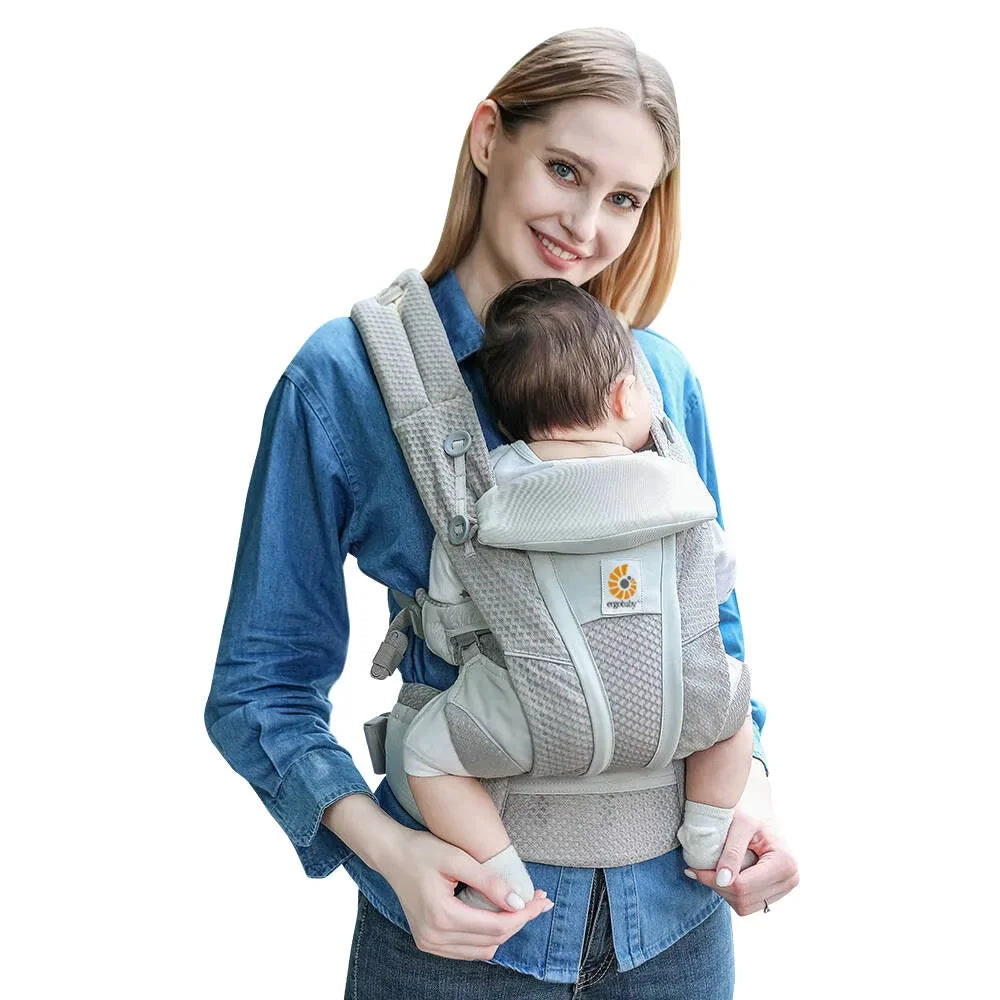 Ergobaby All-Round Carrier Breathable Mesh Baby Carrier with Enhanced Lumbar Support and Air Circulation (7-45 lbs.)