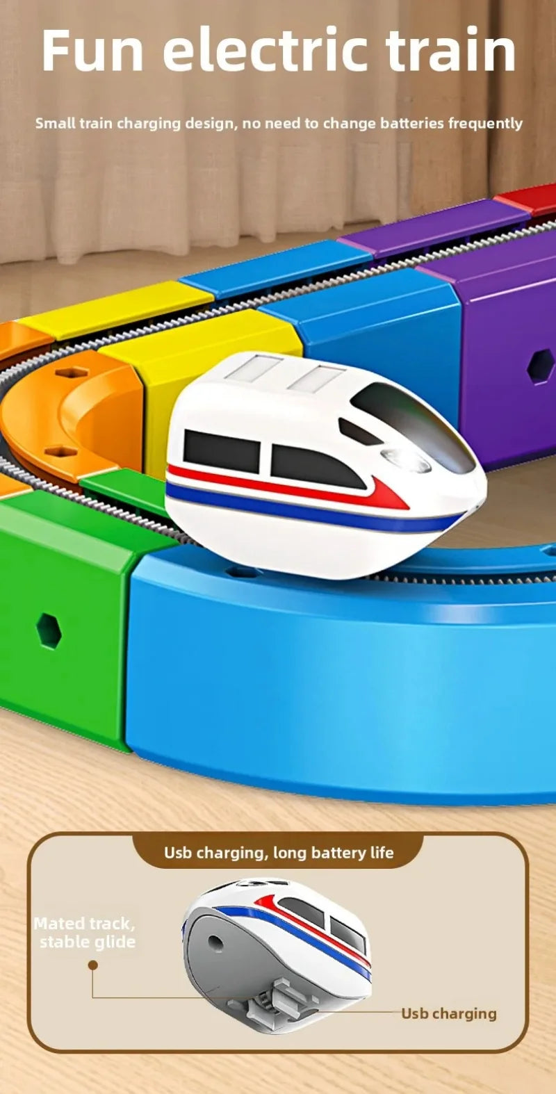 3D Electric Train Set Magic Flexible Race Track for Kid Track with Anti Gravity Car STEM Educational Building Toy Boys Girls Bir