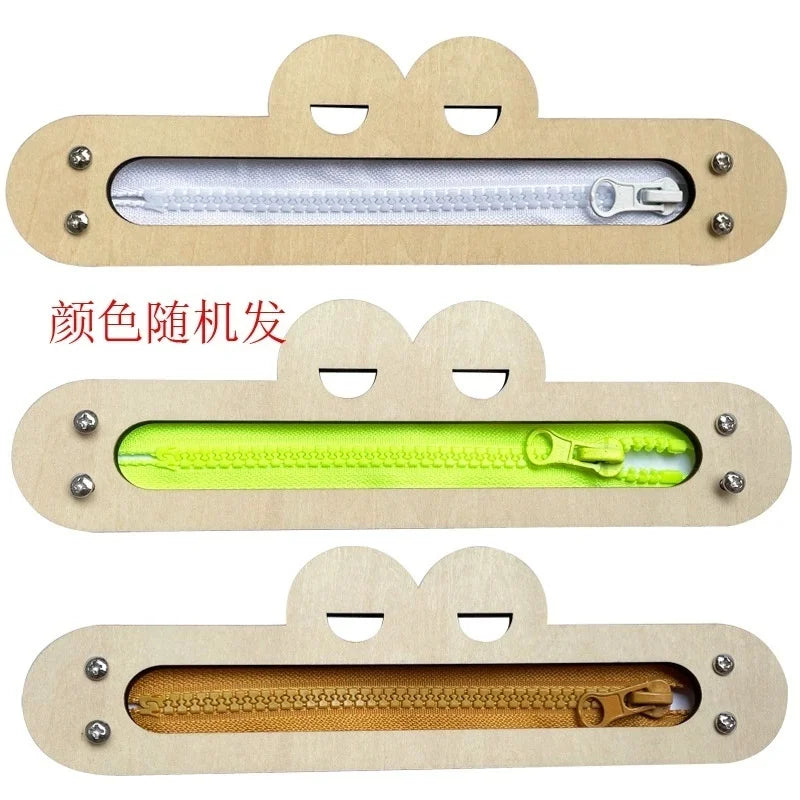 DIY Montessori Busy Board Toy For Early Education Development Wooden Material Accessories Rainbow Card Water Pipe Aid