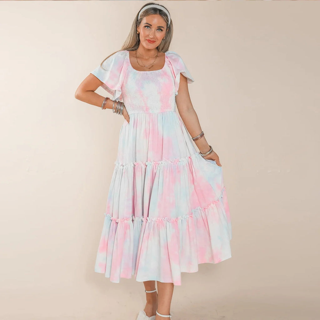 Bohemian Mother Daughter Dress Vestido Beach Children Dress Family Matching Outfits Women Clothing Casual Girls Dresses Summer