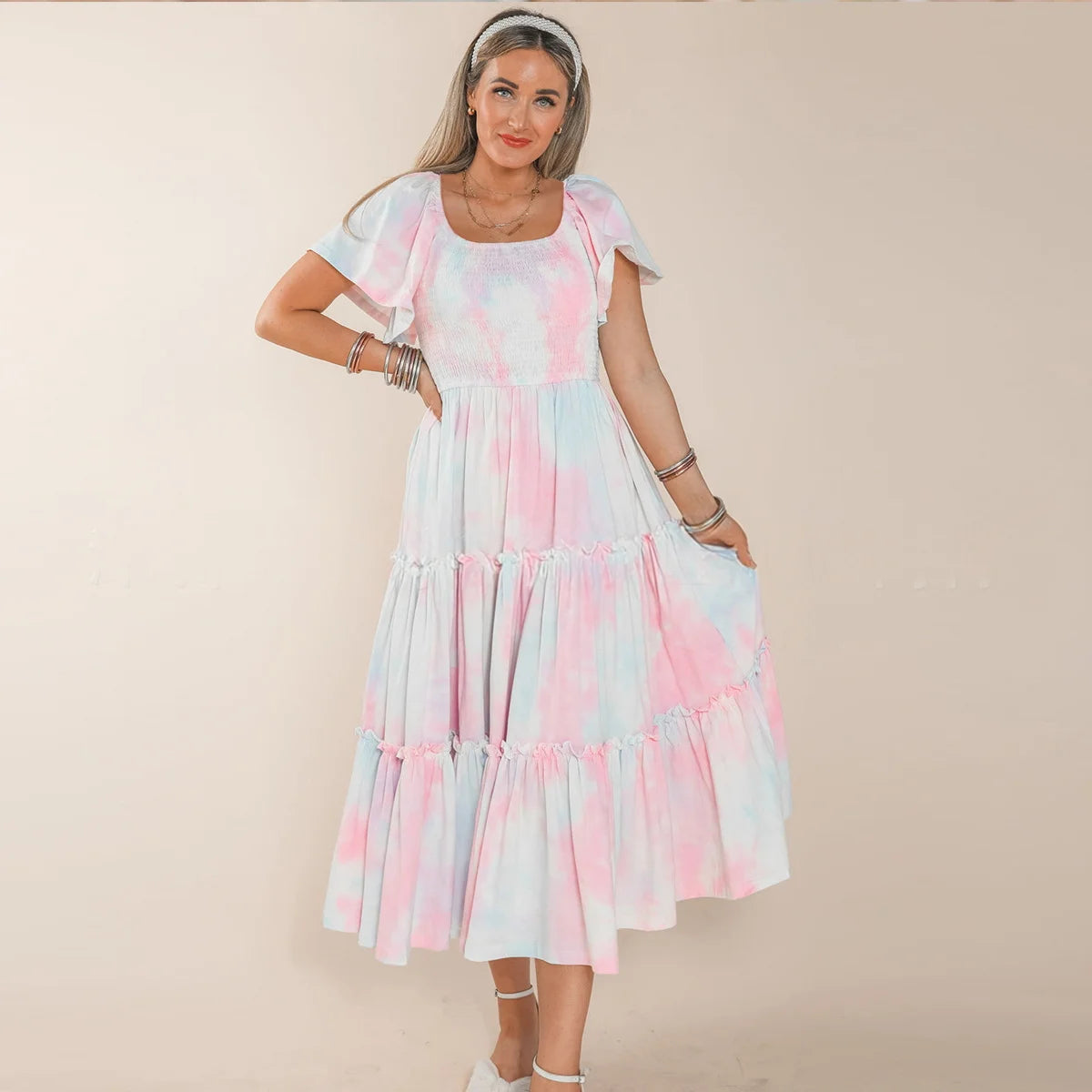 Bohemian Mother Daughter Dress Vestido Beach Children Dress Family Matching Outfits Women Clothing Casual Girls Dresses Summer