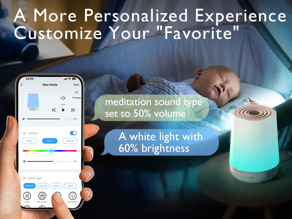 Momcozy Baby White Noise Sound Machine for Baby Sleeping