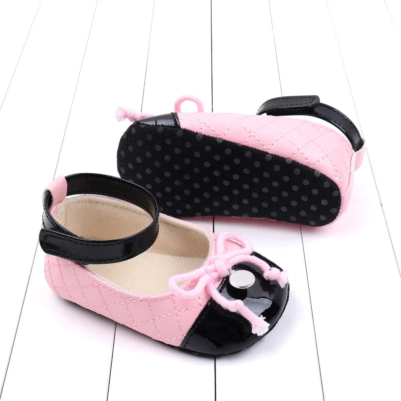 2025 New Fashion Spring and Summer Baby Girl Style Cute Bowknot Sandal Soft Cotton For 0-18 months High Quality PU Baby Shoes