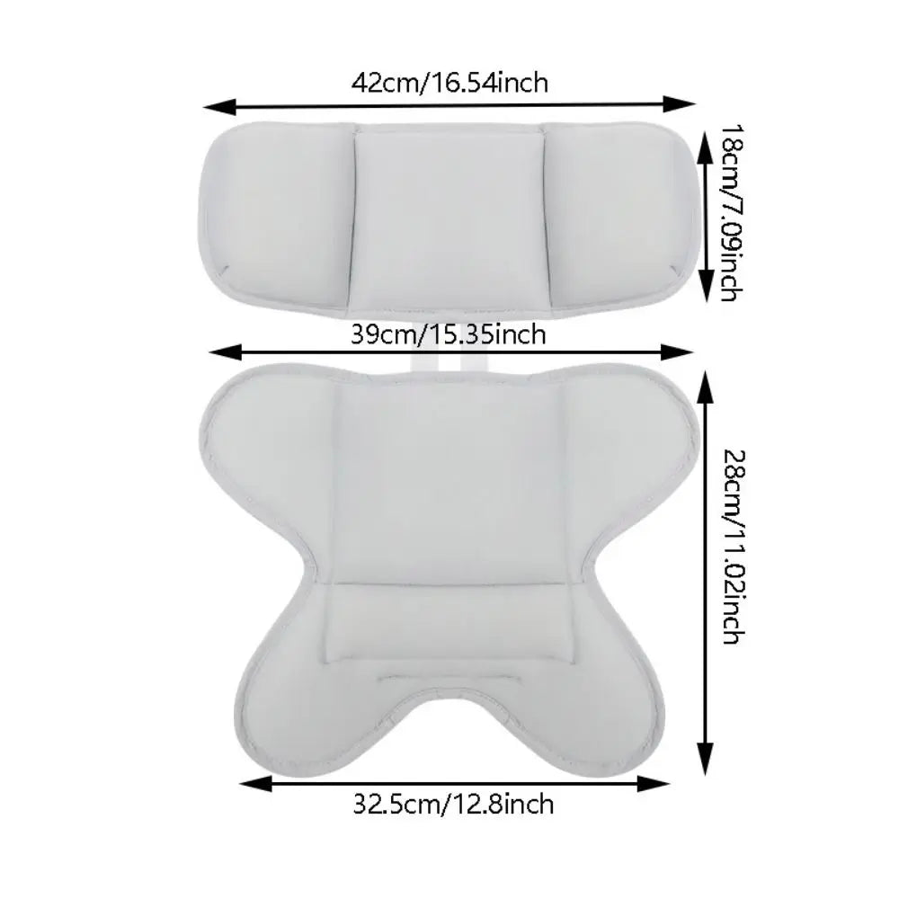 Breathable Mesh Newborn Carseat Insert Thickened Support Impact Protection Stroller for Car Seat Pad Detachable Warm Mattress