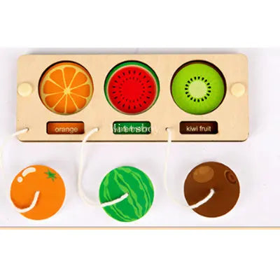 Montessori Wooden Busy Board Educational Toy For Early Learning With Castle Gear Crocodile Zippers Geometric Puzzles