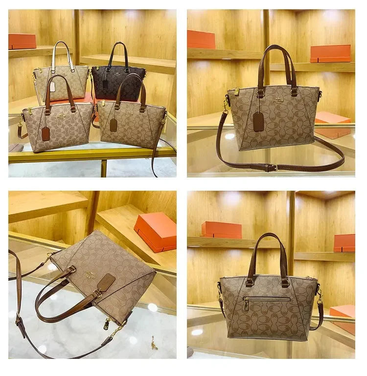 Vintage Original Textured Diaper Bag Square Satchel Women Luxury Purse Handbag Messenger Elegant Classic