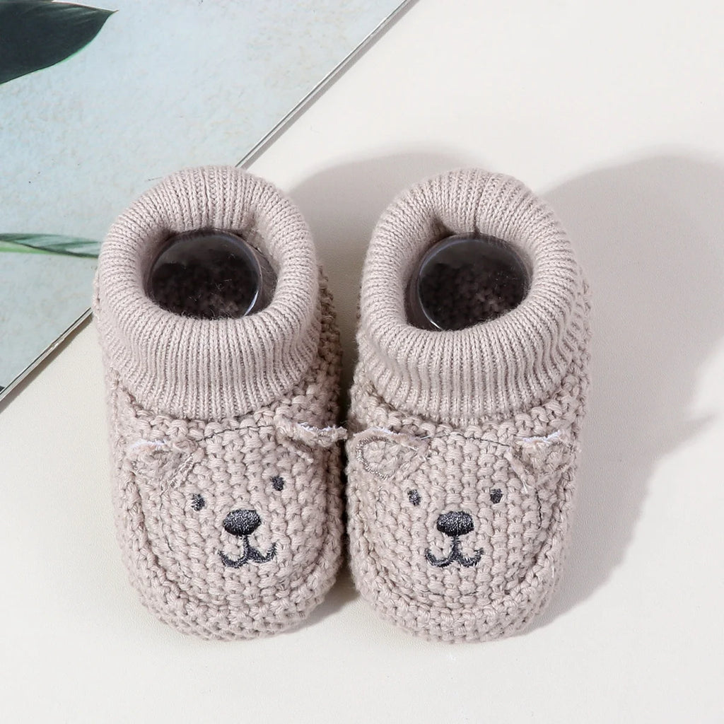 Baby Sock Thickened Wool Loops For Autumn And Winter Baby Floor Sock Indoor Cartoon Anti-Slip Toddler Walking Sock