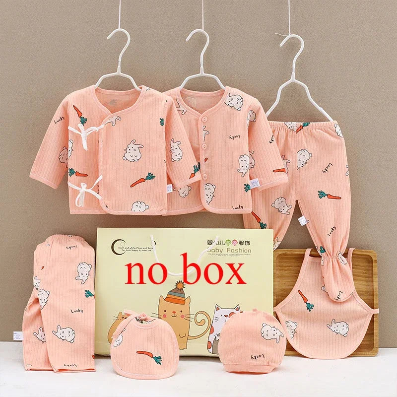 Newborn Baby Boy And Baby Girl Clothes 7pc Gift Set