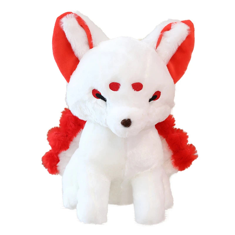 Cute And Creative Plush Toy Fox With Nine Tails, A Pillow Inspired By The Classic Of Mountains And Seas Mythology, A Nine-tailed