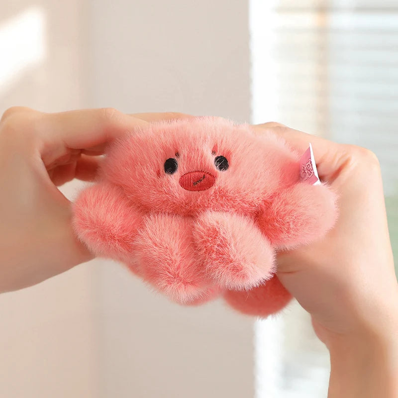 Cute 10cm Octopus Plush Pendant Toys Soft Stuffed Sea Animal Doll Kawaii Keychain Bag Decoration Small Holiday Child Gifts