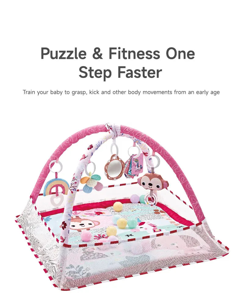 Baby Enlightenment Game Mat Crawling Blanket Early Education Activity Gym Multifunctional Fence Fitness Frame Toys