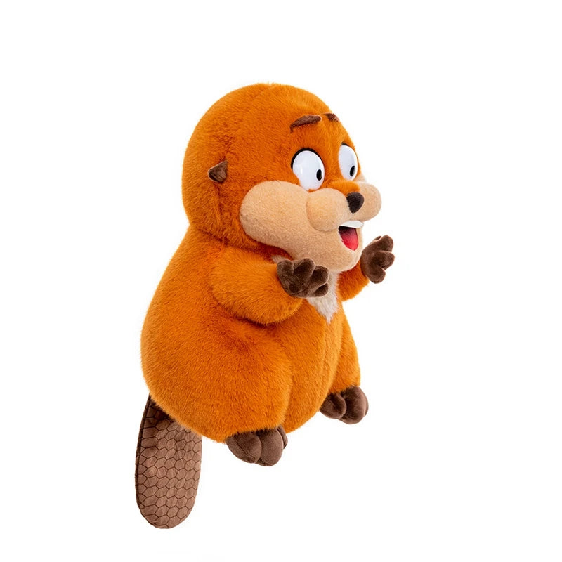 Nice Anime Hoppers Plush Cute King Georges Tom Lizard Plush Soft Stuffed Animal Beaver Plushie Doll Toy Birthday Gift For Kid