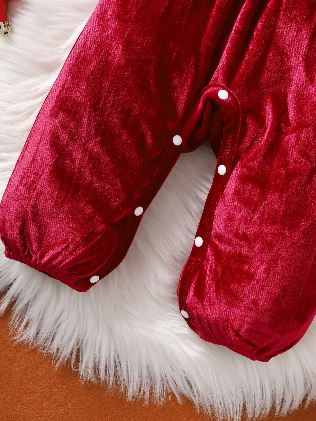 Cute Baby Girl Red Velvet surface Lace Bodysuit +top hat 0-2 year old baby girl spring And autumn Bodysuit  Festival Clothing