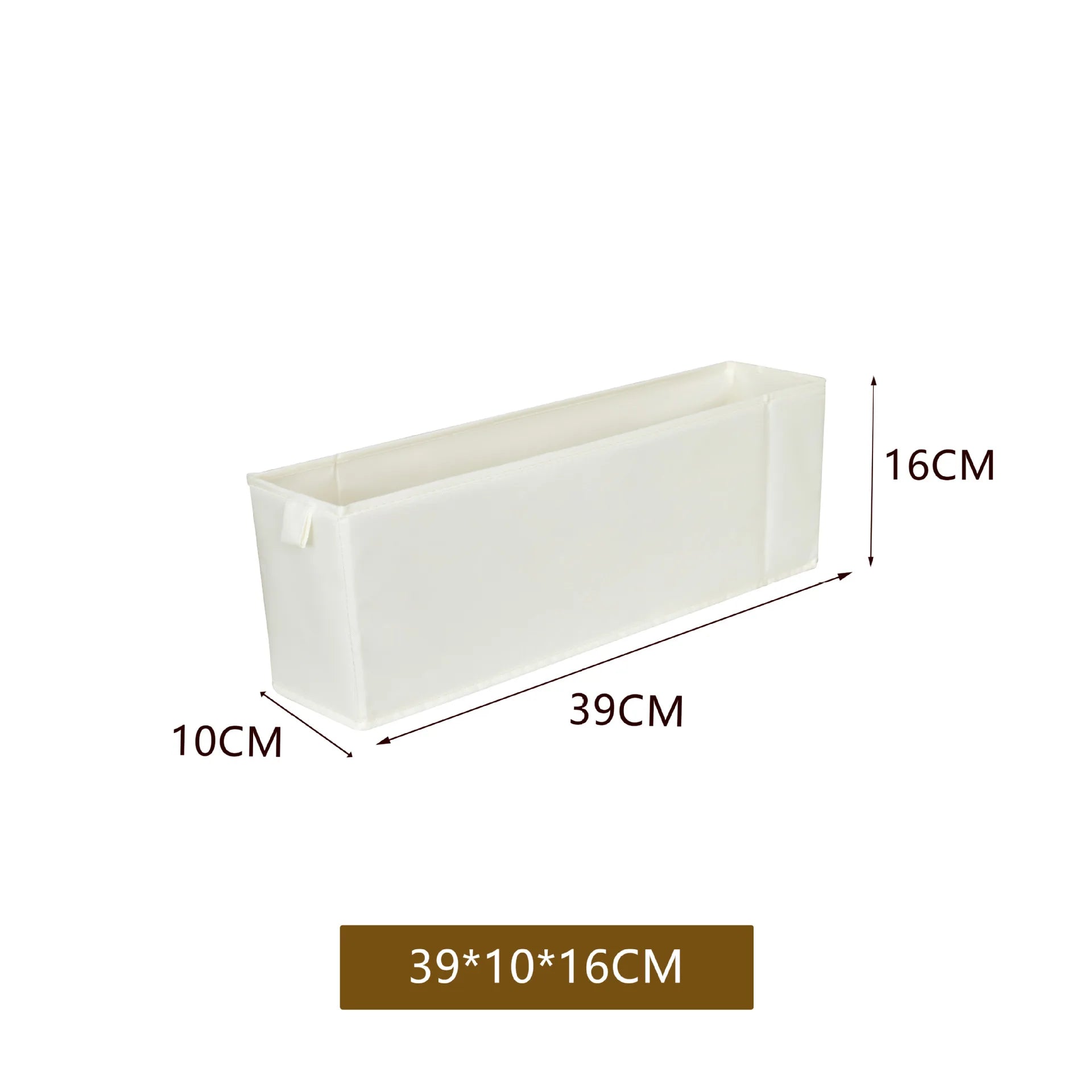 Pants Storage Box Fabric Foldable Organizer For Cabinets Drawers Wardrobe Organization Lightweight Polyester And Plastic