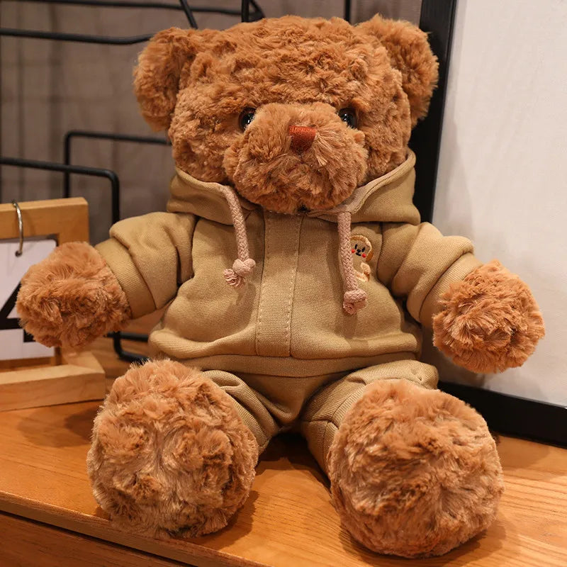 Cute Cartoon Motion Bear Plush Toy 38/50cm Stuffed Animal Doll for Kids and Toddlers