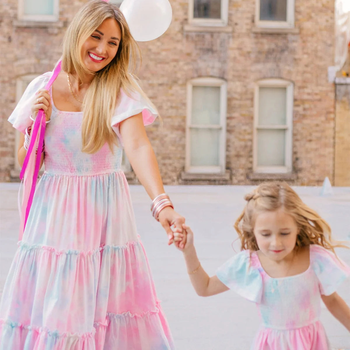 Bohemian Mother Daughter Dress Vestido Beach Children Dress Family Matching Outfits Women Clothing Casual Girls Dresses Summer