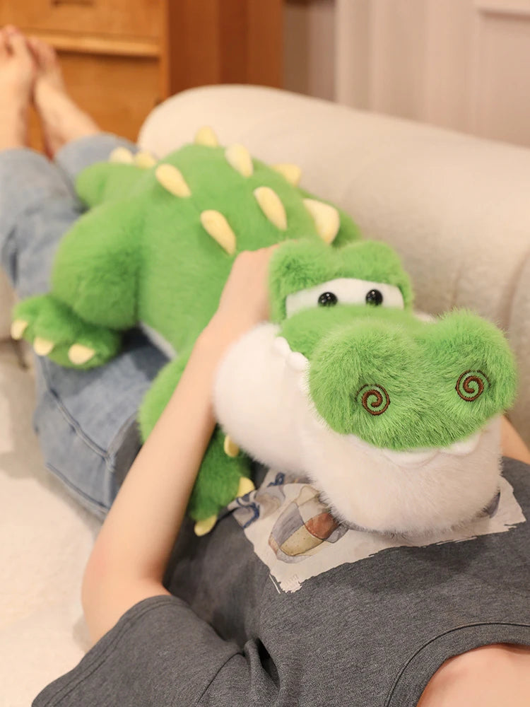 Soft Stuffed Animal Crocodile Doll Plush Toy Decorated  Plush Toy Pillow  Cartoon Crocodile  Birthday Gift For Children