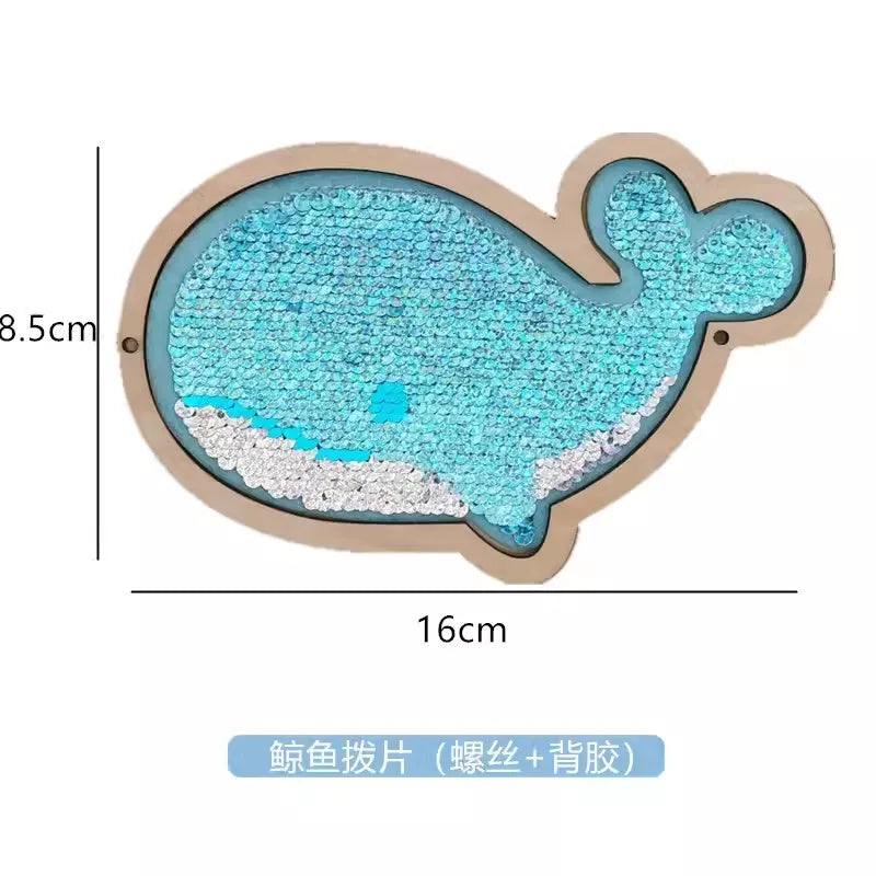 Montessori Busy Board Accessories Leather Buckle Switch Light Plug Wooden Toy Educational Toy Model MBA01