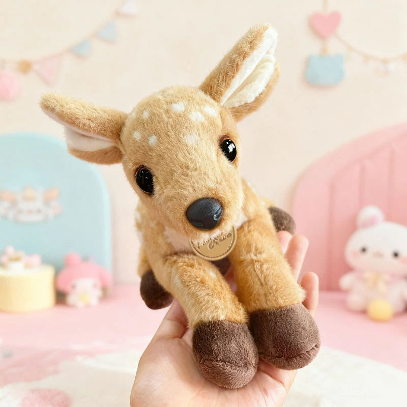25cm Kawaii Giraffe Plush Toy Stuffed Soft Giraffe Doll for Kids Lovely Deer Room Decor Birthday Gift