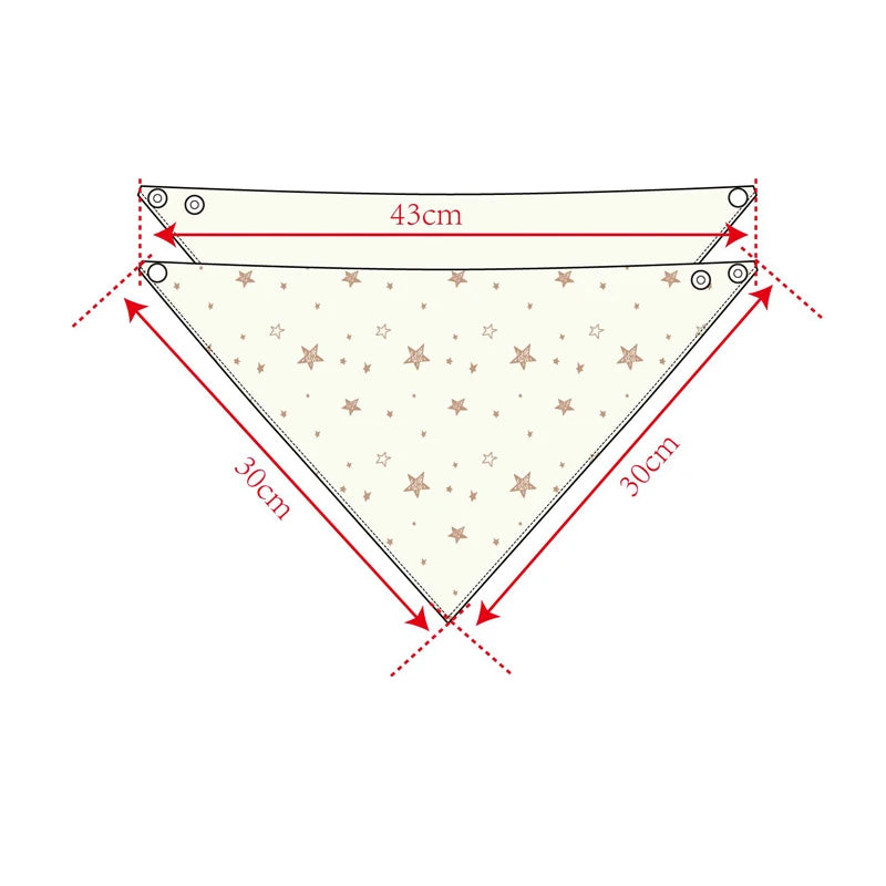 Kiddiezoom 5Pcs/Lot Baby Boy Girl Bibs Triangle Scarf Cotton Infant Bandana Newborn Feeding Saliva Towel