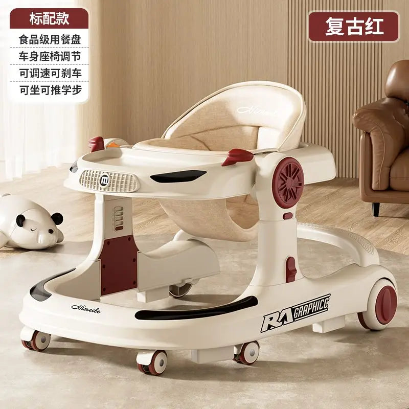 Baby Trend Bt4In1 4 In 1 Adjustable Height Anti Rollover Baby Walker Push Toy Foldable Activity Center 6 To 18 Months