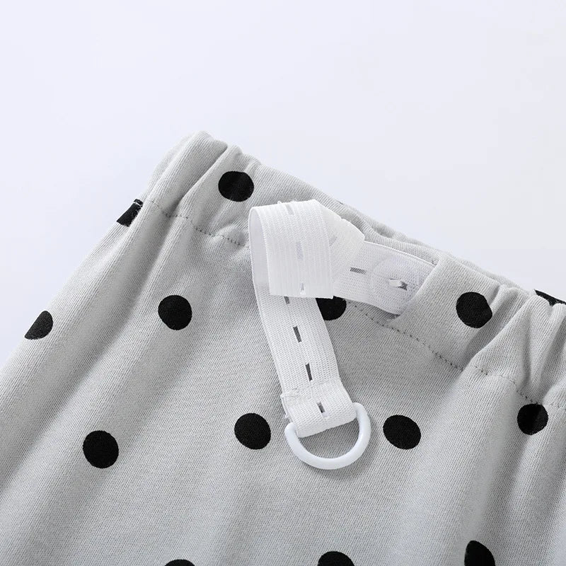 Cotton Maternity Woman 2025 Spring Summer 3 Pieces Lactation Pajamas Pregnancy Sleepwear Pregnant Clothes Feeding Nightie