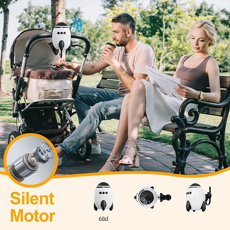 Baby Stroller Rocker Sound Machine Portable White Noise Sleep Aid Vibrating For Baby Soothing Natural Sounds Bluetooth Speaker
