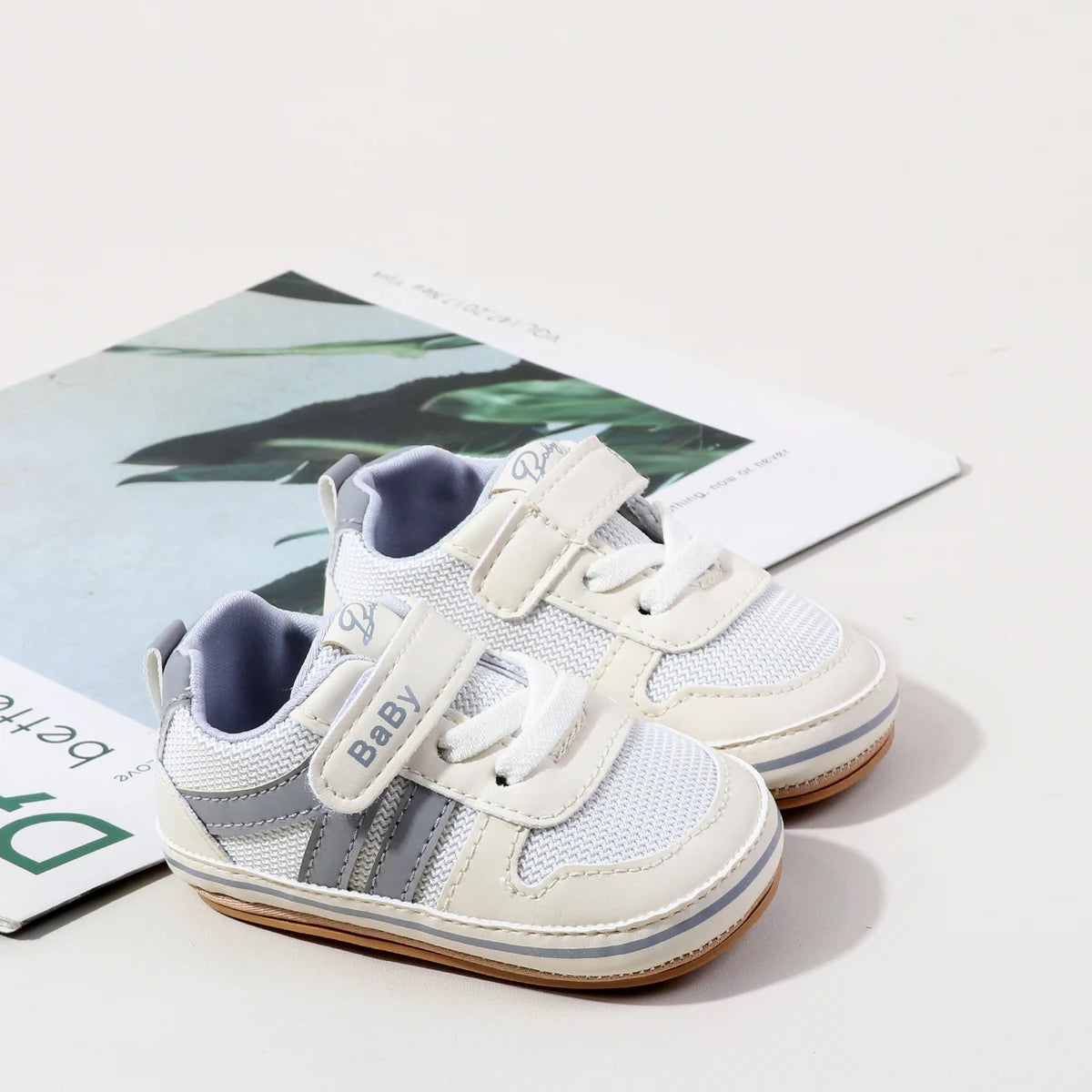 Spring And Autumn Baby Boys And Girls Sports Style Toddler Shoes High Quality PU Leather And Comfortable TPR Sole For 0-18M