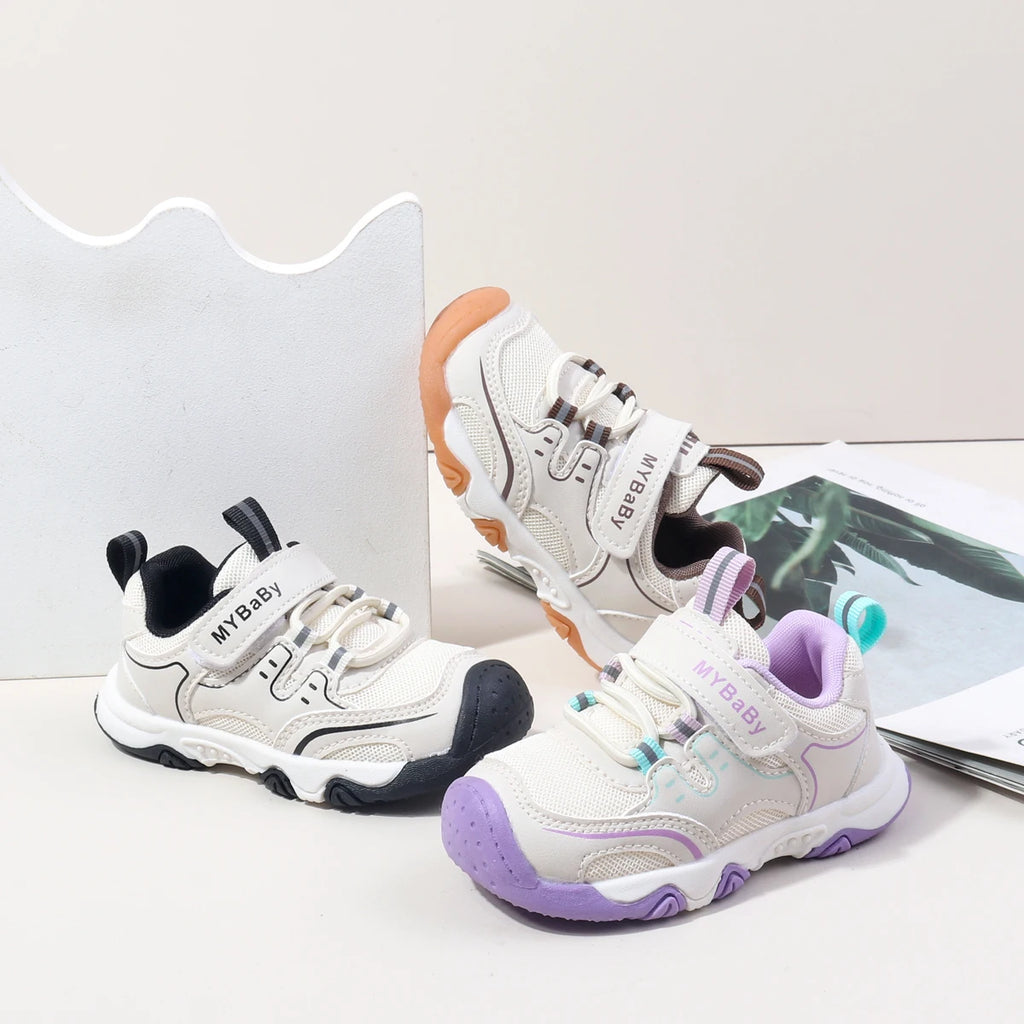 Spring And Autumn Newborn Baby Boys And Girls Indoor Outdoor First Walking Toddler Shoes New Fashion Sports Style