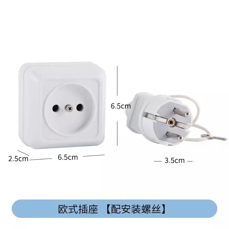 Montessori Busy Board Accessories Leather Buckle Switch Light Plug Wooden Toy Educational Toy Model MBA01