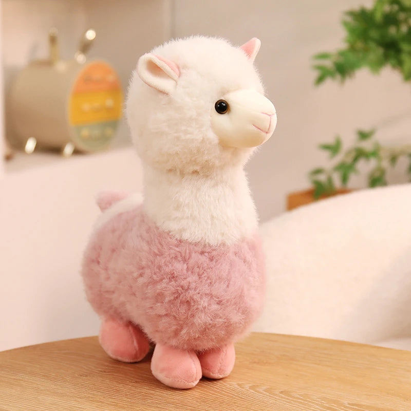Hot Sale 30cm New Alpaca Plush Toy 3 Colors Cute Animal Doll Soft Cotton Stuffed Doll Home Office Decor Kids Girl Birthday Gift