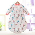 2.5Tog Spring and Autumn Thin Baby Sleeping Bag U-Shaped Cartoon Pure Cotton Kidsren's Sleeping Bag Anti-Kick Quilt 0-3Y Baby Sleeping Bag