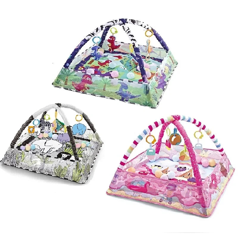 Newborn Sensory Skill Development Fitness Toys Multifunctional Game Blanket Hands Feet Exercise Mat Infant Toy