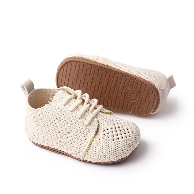 Spring Autumn Children's Mesh Sports Shoes Breathable Mesh Footwear Baby Shoes Casual Shoes 0-1 Years Old Soft Topped Baby Shoes