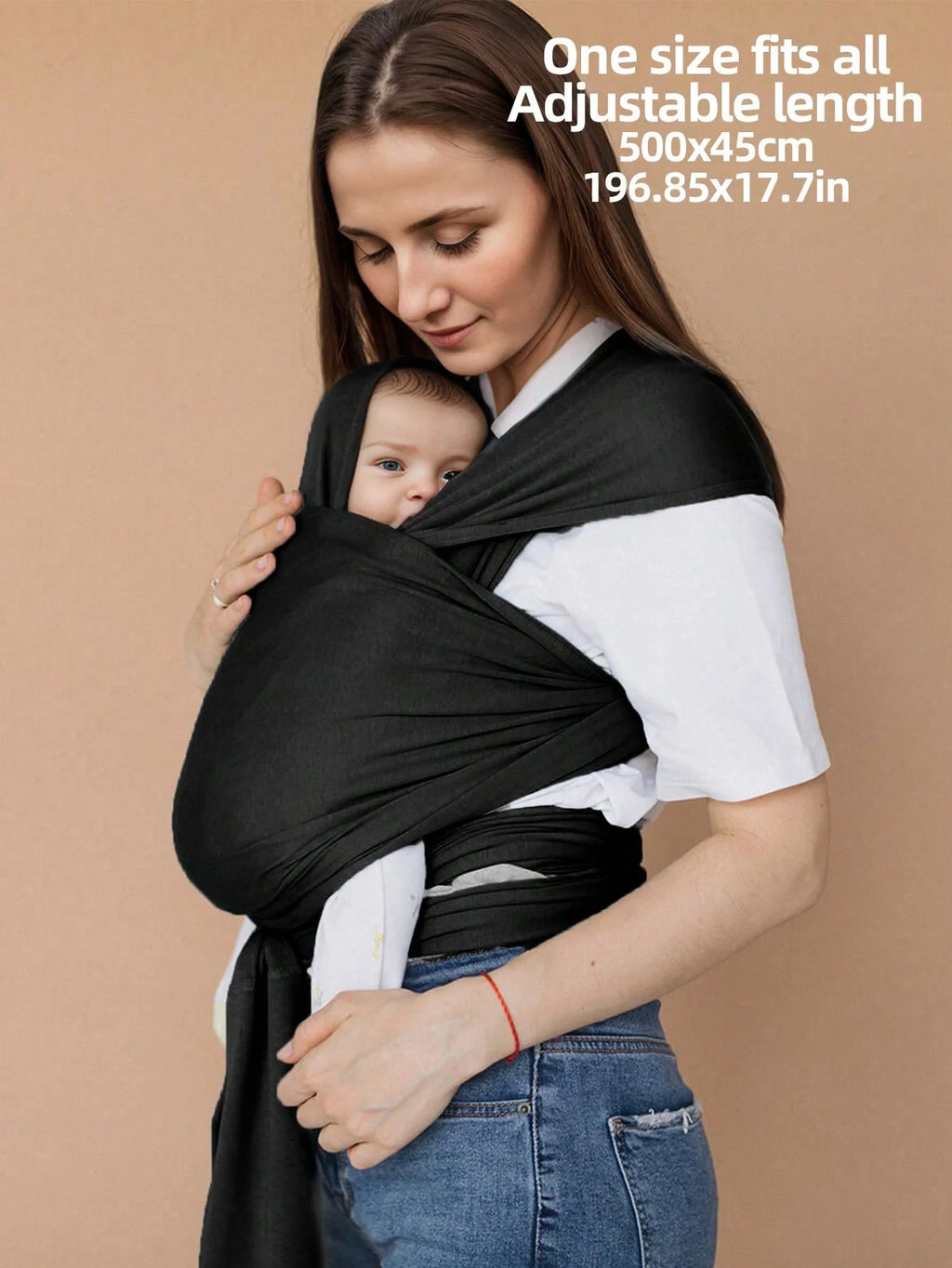 Baby Carrier Newborn 0-24 Months Adjustable Baby Sling Wrap Stretchy Carrier Belt Toddler Multifunctional Portable Warp