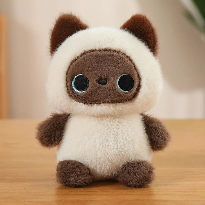 Kawaii Soft Plush Doll Pillow Animal Series - Elephant Pig Dog Sheep Penguin Raccoon Cat - Cute Toy Gift for Boys & Girls
