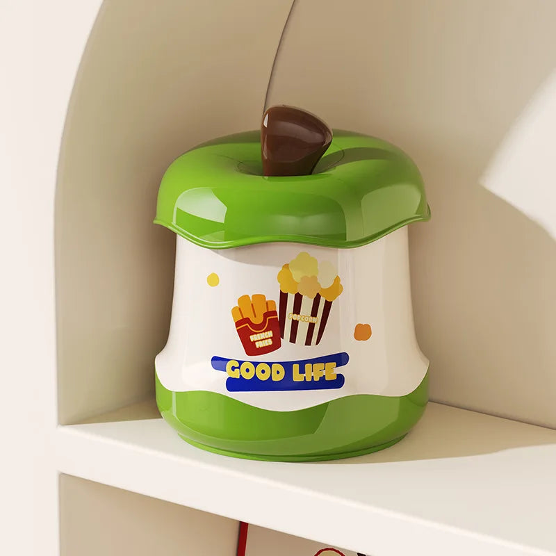 Desktop Trash Can Mini Cute Garbage Basket Household Garbage Bins with Lid Storage Bin Storage Box for Office Bedroom Dormitory