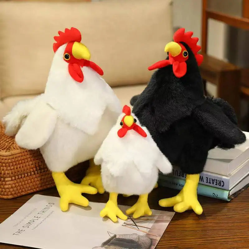 Latest Cake Bear Pendant Big Rooster Doll Kawaii Stuffed Plush Toy Doll Cartoon Anime Cute Pillow Children's Birthday Gift Doll