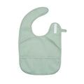 Sleeveless Baby Feeding Bibs Soft Waterproof Toddler Kids Anti-dirty Apron Solid Color Infant Saliva Bib with Pocket Baby Stuff
