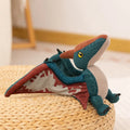Hot 12cm Cyan Pterosaur Plush Toy Embossed Dinosaur Stuffed Animal Soft Prehistoric Creature For Kids Birthday Gift Room Decor