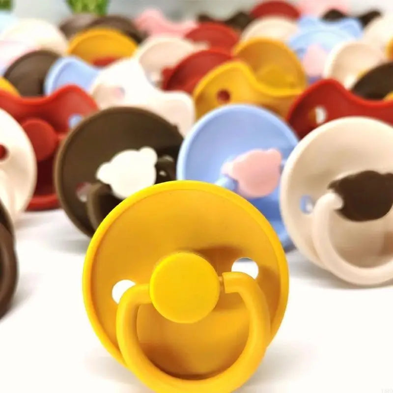 Baby Silicone Pacifier Soother BPA 6-18 Months Old for Baby Girls Boys Sleepy Outdoor Dummy Pacifier