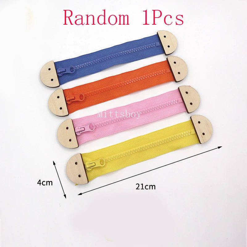 Wooden Busy Board Key Lock Switch Slides Paillette Educational Toy For Early Learning Kls-01