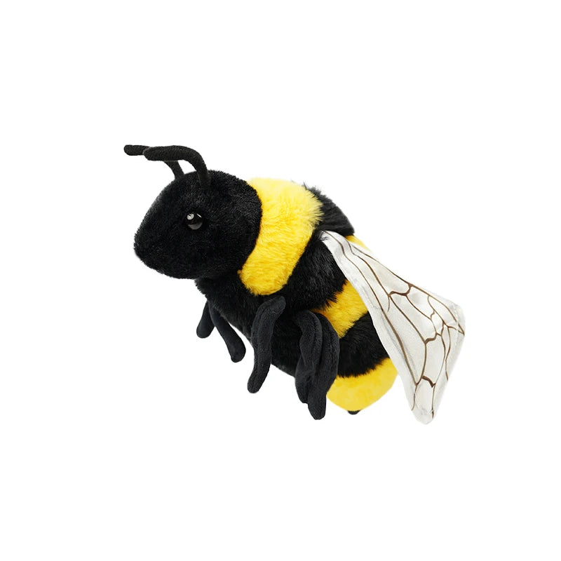 Wholesale 1pcs 6 Kinds Of Insects Plush Toys Lifelike Butterfly Ant Bee Ladybug Mantis Spider Funny Simulated Insect Model Doll