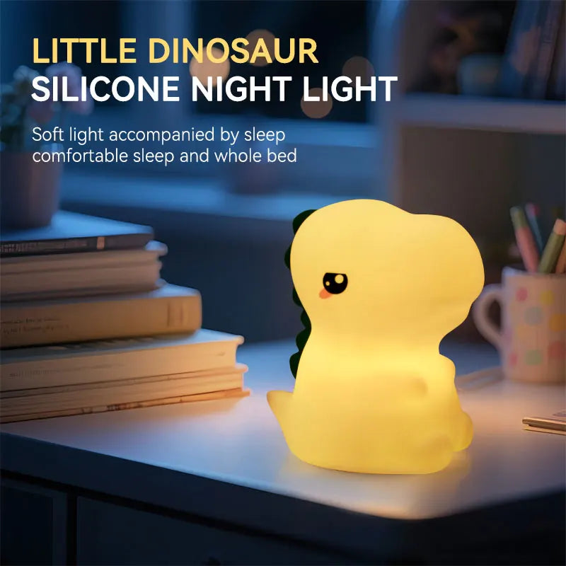 Dinosaur Night Light,Charging Timable,Home Decor,Perfect Gift Choice,Best Christmas and New Year Present