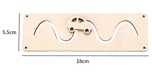 Montessori Wooden Busy Board Educational Toy For Early Learning With Castle Gear Crocodile Zippers Geometric Puzzles